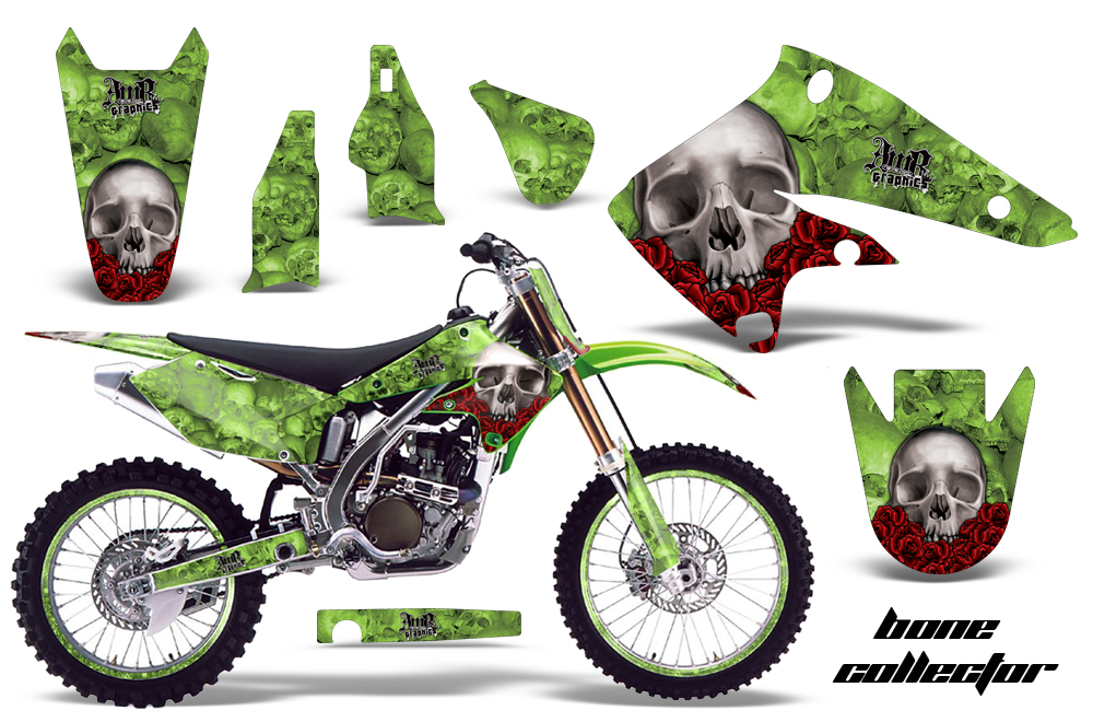 Kawasaki KX250F 04-05 Graphics Kit BC G NPs